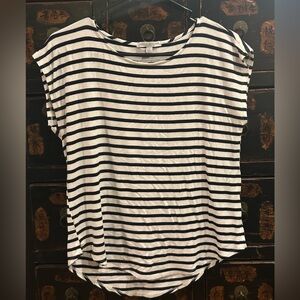 Women's Striped Tee - Black and White